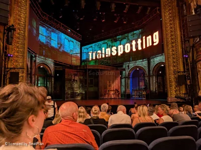 Theatre Royal Haymarket Stalls J16 view from seat photo