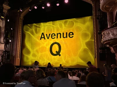 Shaftesbury Theatre Stalls P9 view from seat photo