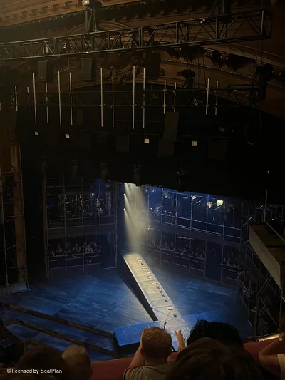 London Palladium Grand Circle D6 view from seat photo