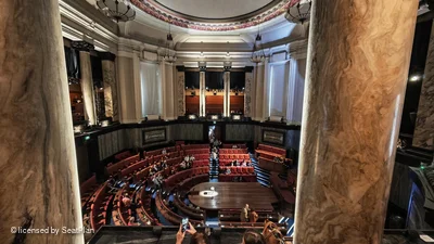London County Hall North Gallery C39 view from seat photo