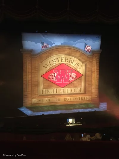 Palace Theatre Circle B29 view from seat photo