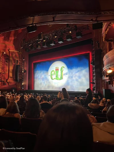Dominion Theatre Stalls R4 view from seat photo