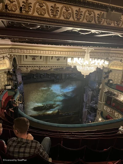Sondheim Theatre Grand Circle H26 view from seat photo