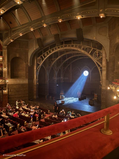 Lyric Theatre Dress Circle A14 view from seat photo