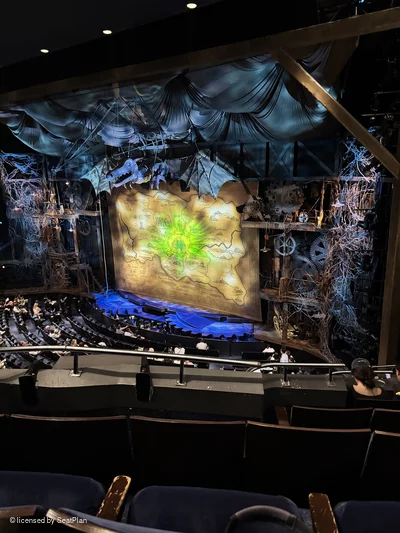 Gershwin Theatre Mezzanine B30 view from seat photo