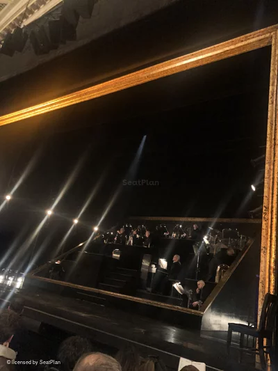 Ambassador Theatre Orchestra D12 view from seat photo