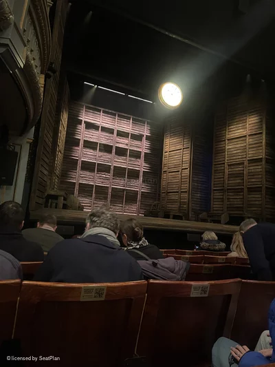 Harold Pinter Theatre Stalls F20 view from seat photo