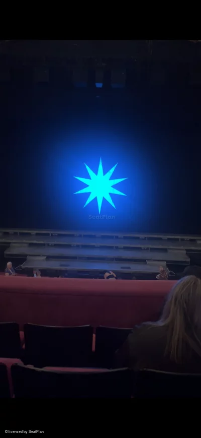 London Palladium Royal Circle D22 view from seat photo