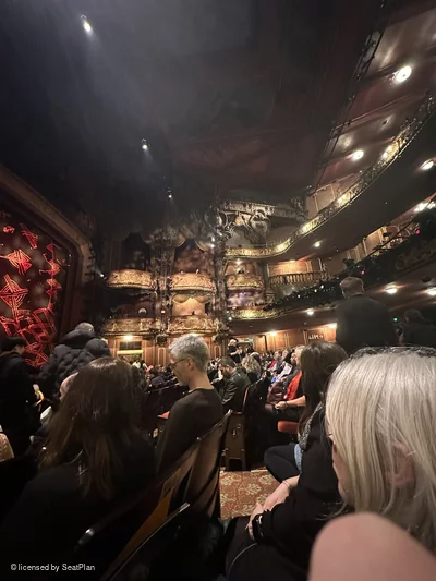 Lyceum Theatre Stalls K35 view from seat photo