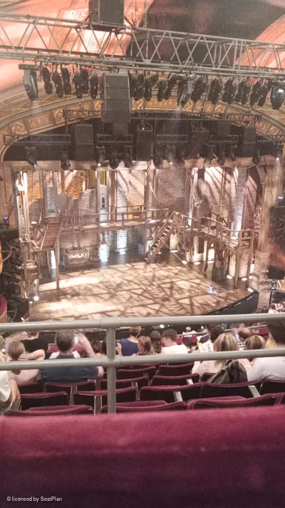 Richard Rodgers Theatre Rear Mezzanine G17 view from seat photo