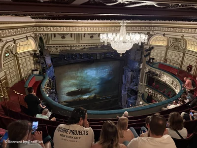 Sondheim Theatre Grand Circle H25 view from seat photo