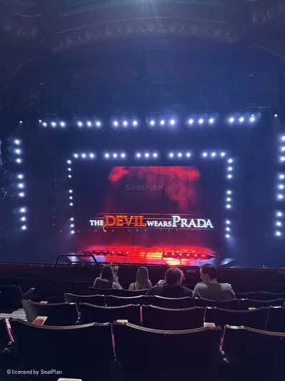 Dominion Theatre Circle F22 view from seat photo