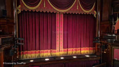 St Martin's Theatre Dress Circle A9 view from seat photo