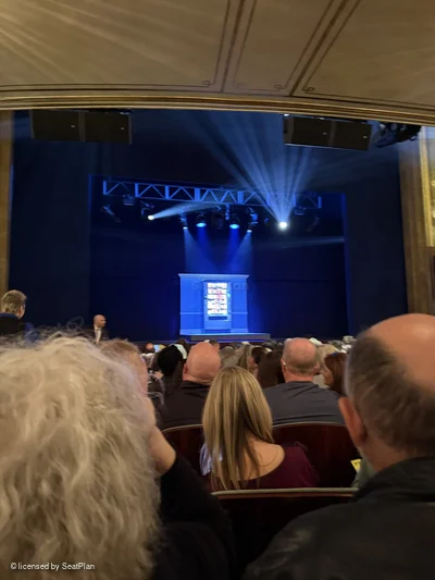 Nederlander Theatre Orchestra M114 view from seat photo
