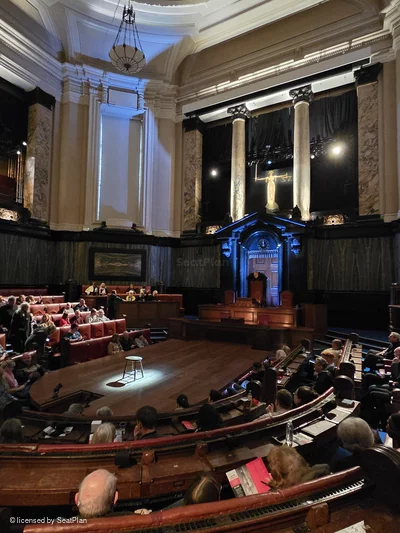London County Hall Courtroom Stalls E140 view from seat photo