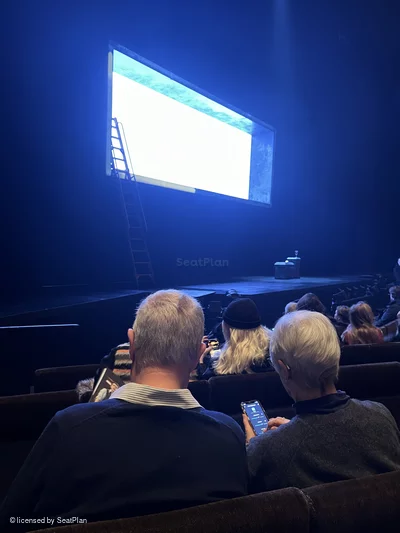 Barbican Theatre Stalls E37 view from seat photo