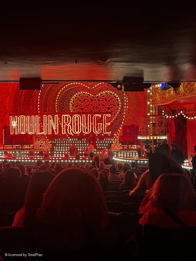 Piccadilly Theatre Stalls S4 view from seat photo