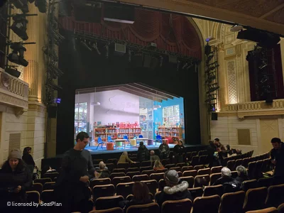 Samuel J. Friedman Theatre Orchestra L123 view from seat photo