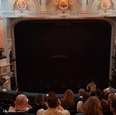 Ambassadors Theatre Circle H10 view from seat photo