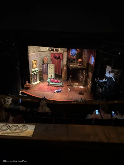 Duchess Theatre Dress Circle E5 view from seat photo