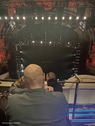 Palace Theatre Balcony C114 view from seat photo