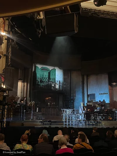 Lyric Theatre Stalls P22 view from seat photo