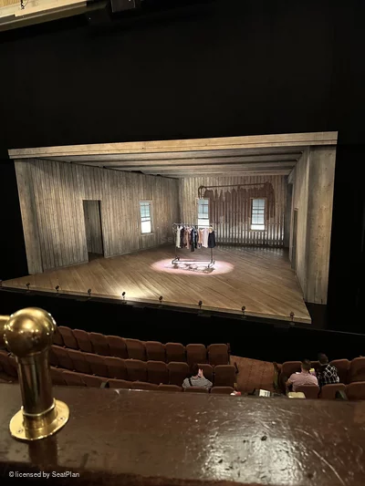 Music Box Theatre Mezzanine A2 view from seat photo