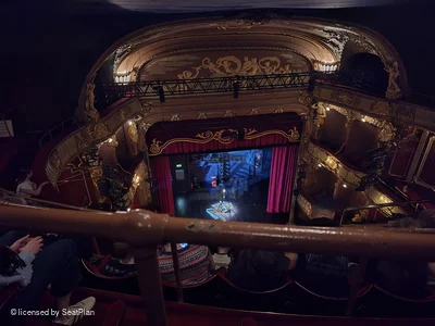 Apollo Theatre Balcony D20 view from seat photo
