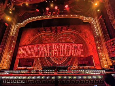 Piccadilly Theatre Stalls D12 view from seat photo