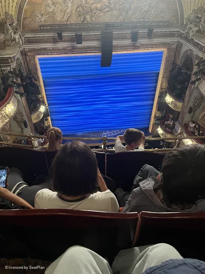 Novello Theatre Balcony C16 view from seat photo