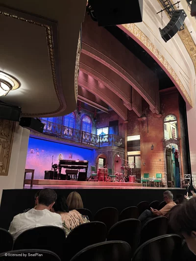 Gerald Schoenfeld Theatre Orchestra E15 view from seat photo