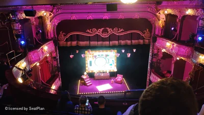 Apollo Theatre Grand Circle F14 view from seat photo