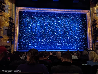 Longacre Theatre Orchestra M112 view from seat photo