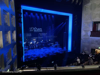 Savoy Theatre Dress Circle A28 view from seat photo