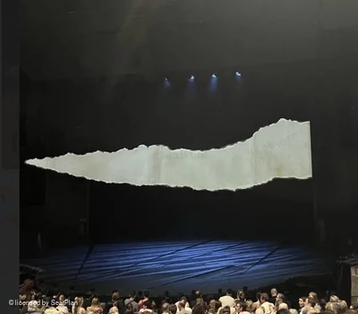 National Theatre - Olivier Stalls R44 view from seat photo