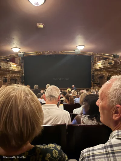 Apollo Theatre Stalls X13 view from seat photo