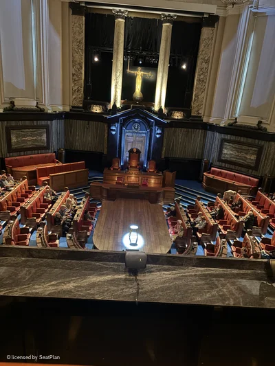London County Hall Central Gallery B21 view from seat photo