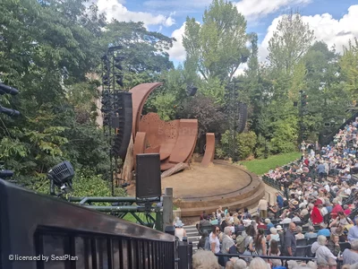 Regent's Park Open Air Theatre Upper Right Q93 view from seat photo