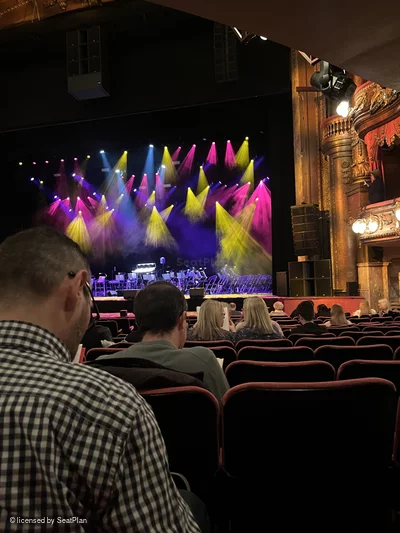London Palladium Stalls O12 view from seat photo