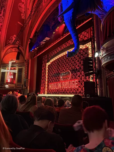Liverpool Empire Stalls D4 view from seat photo