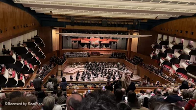 Royal Festival Hall Balcony M37 view from seat photo