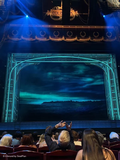 London Coliseum Stalls H24 view from seat photo