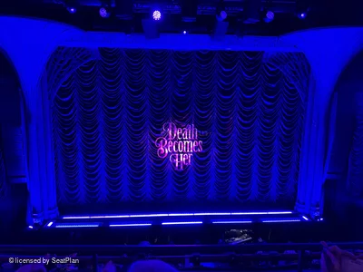Lunt-Fontanne Theatre Front Mezzanine B106 view from seat photo