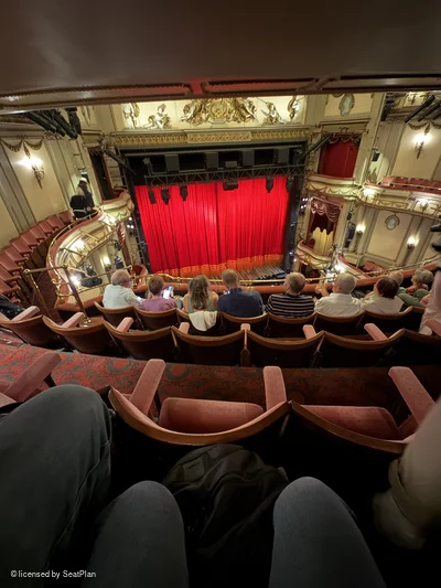Noel Coward Theatre Grand Circle E24 view from seat photo