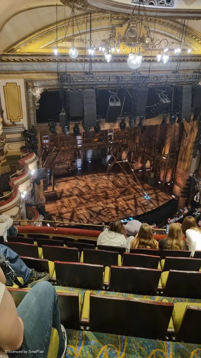 Victoria Palace Theatre Grand Circle G38 view from seat photo
