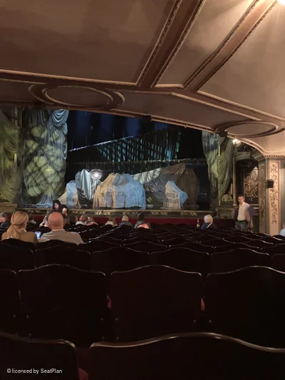 His Majesty's Theatre Stalls P9 view from seat photo