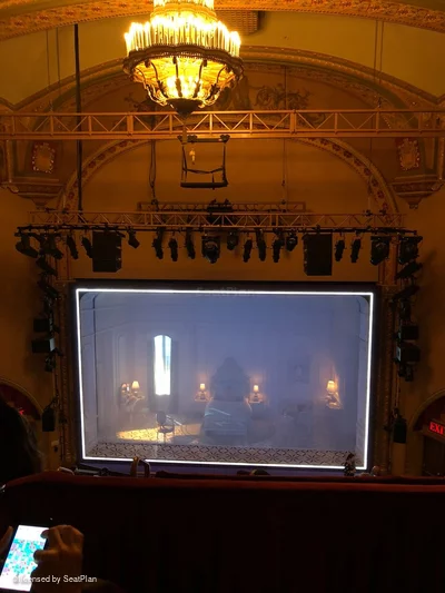 Golden Theatre Rear Mezzanine A104 view from seat photo