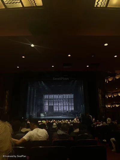 Prince Edward Theatre Stalls Y12 view from seat photo