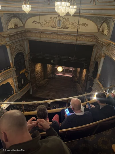 Harold Pinter Theatre Balcony C7 view from seat photo