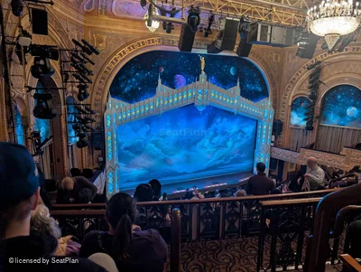 Eugene O'Neill Theatre Mezzanine G3 view from seat photo